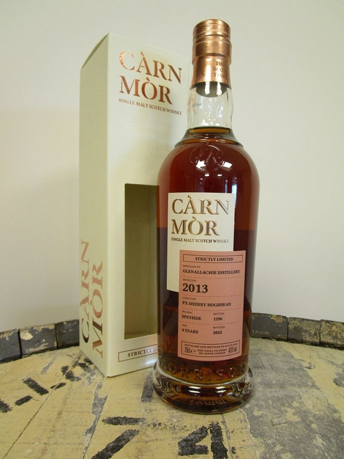 Carn Mor GLENALLACHIE 2013 8YO PX Sherry Hogshead 47,5cl 70cl bestel snel online op Slijterij